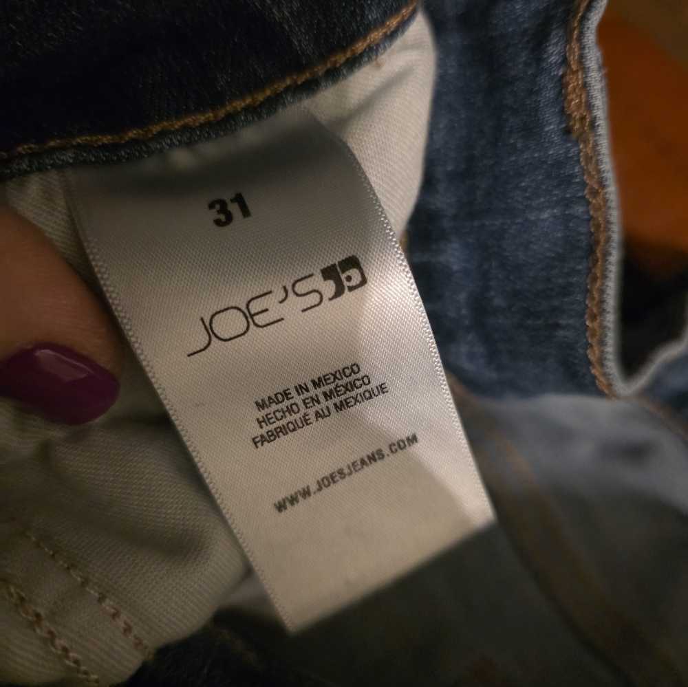 Joe's Jeans Classic Blue Distressed Women's Jeans - Picture 6 of 7